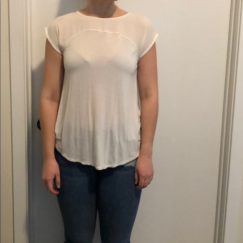 Loft white blouse
